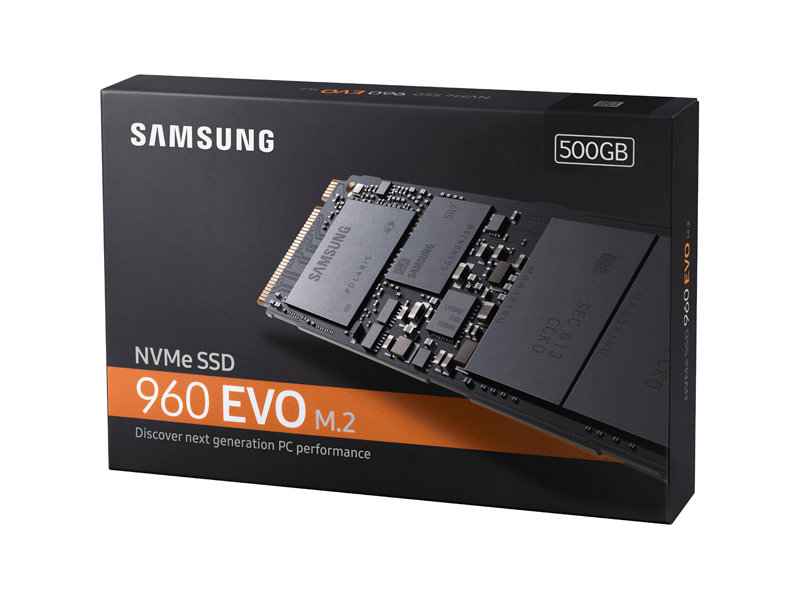 SAMSUNG 960 EVO M.2 2280 500GB - PCIE NVME SSD
