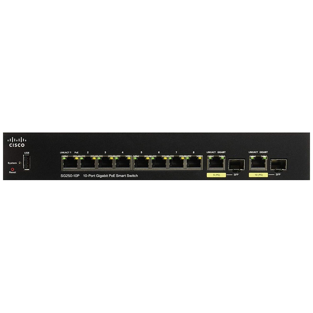 8 ports 10/100 PoE Managed Switch CISCO SF352-08P-K9-EU