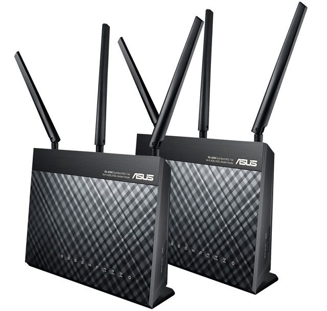 AC1900 Dual Band Gigabit Wi-Fi Router ASUS RT-AC68U (2 Pack)